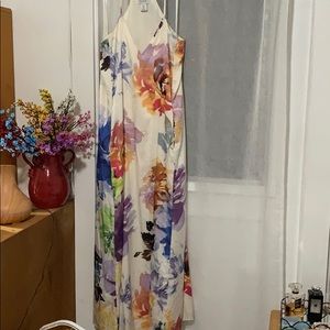 Nicole Miller floral maxi dress